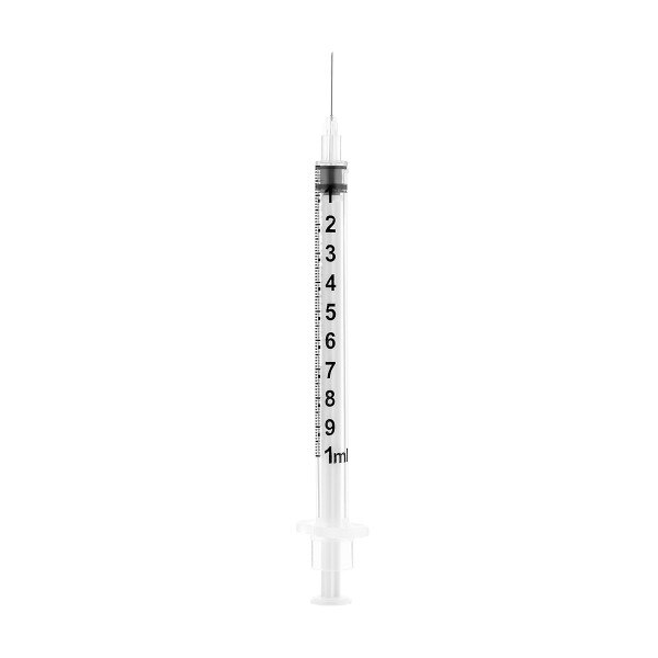 SOL-M 1mL Syringe w/ Fixed Needle